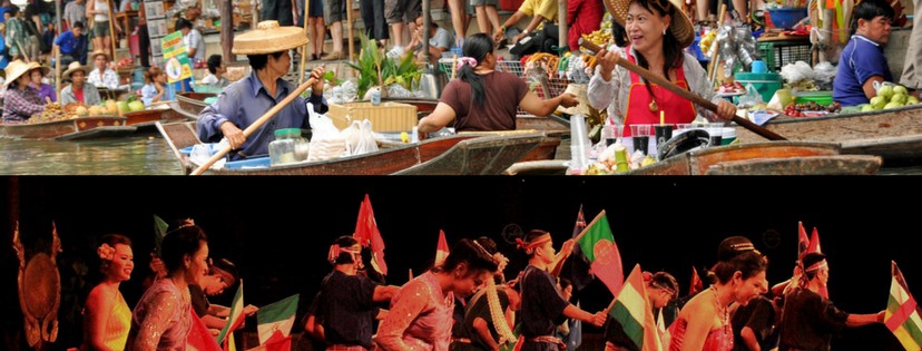 Bangkok - Thailand Tour - Damnoen Saduak Floating Market + Thai Cultural Show @ Sampran Riverside